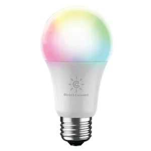 GE Lighting 990002186 LED 9W (60W Replacement) Smart Home Direct Connect Full Color Matter Compatible A19 Smart Bulbs, 4 Pack