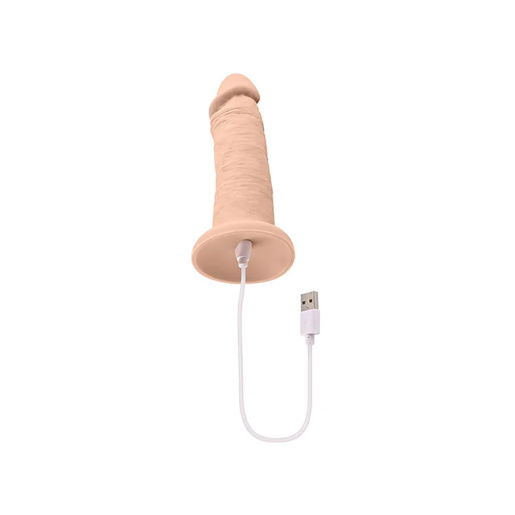 Girthy 6in Vibrating Dildo