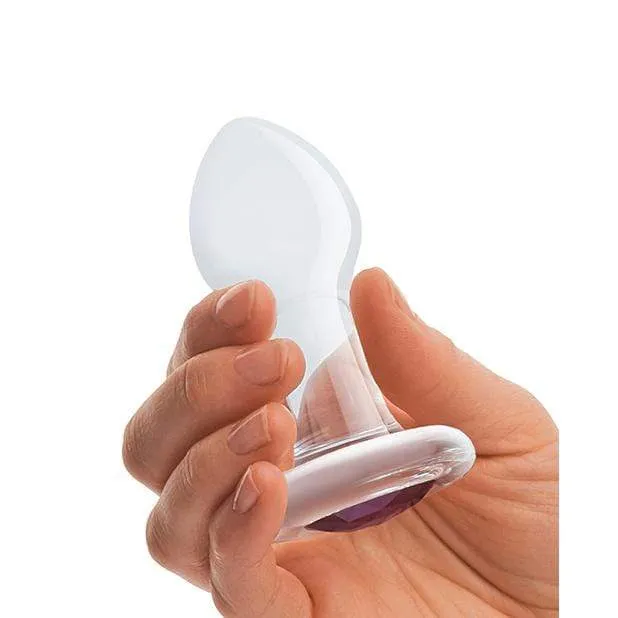 Glas - Bling Bling Glass Butt Plug 3.5" (Clear)