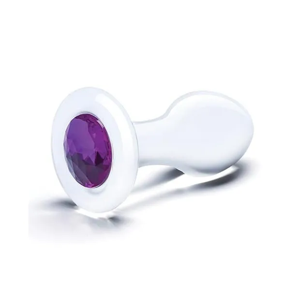Glas - Bling Bling Glass Butt Plug 3.5" (Clear)
