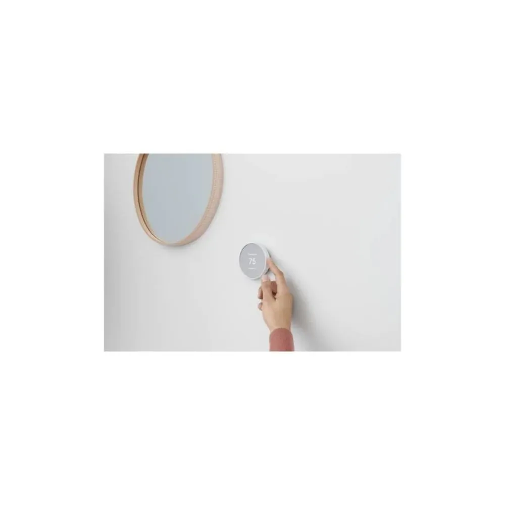 Google GA01334-US Nest Smart Thermostat for Home in Snow