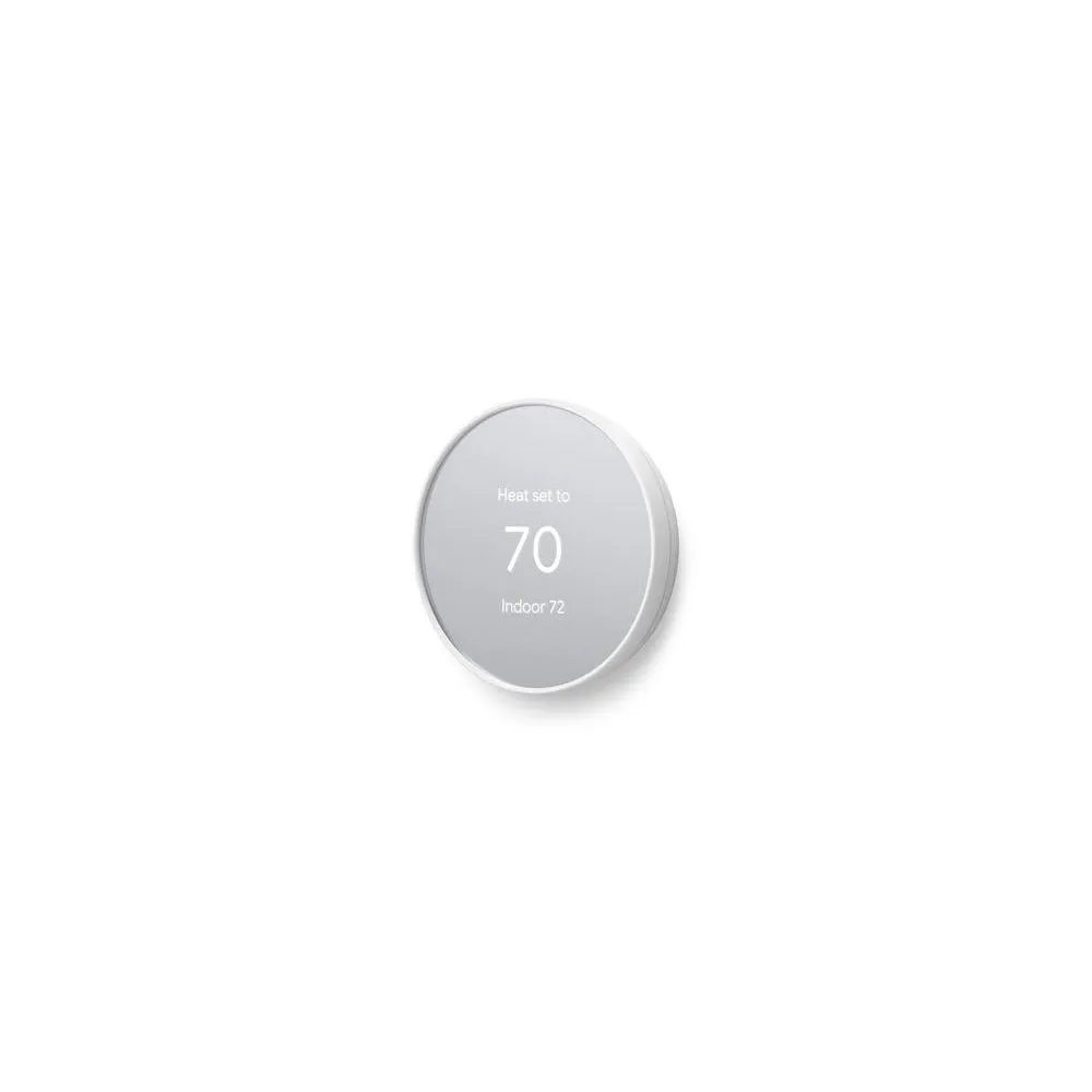 Google GA01334-US Nest Smart Thermostat for Home in Snow