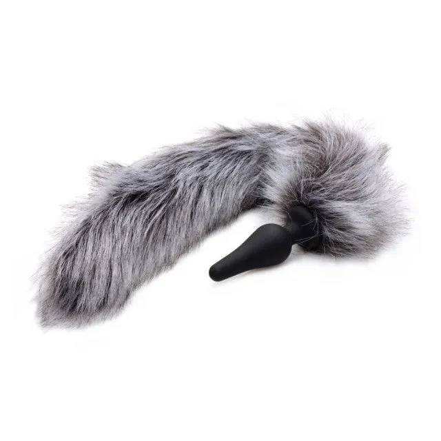 Gray Wolf Tail Set