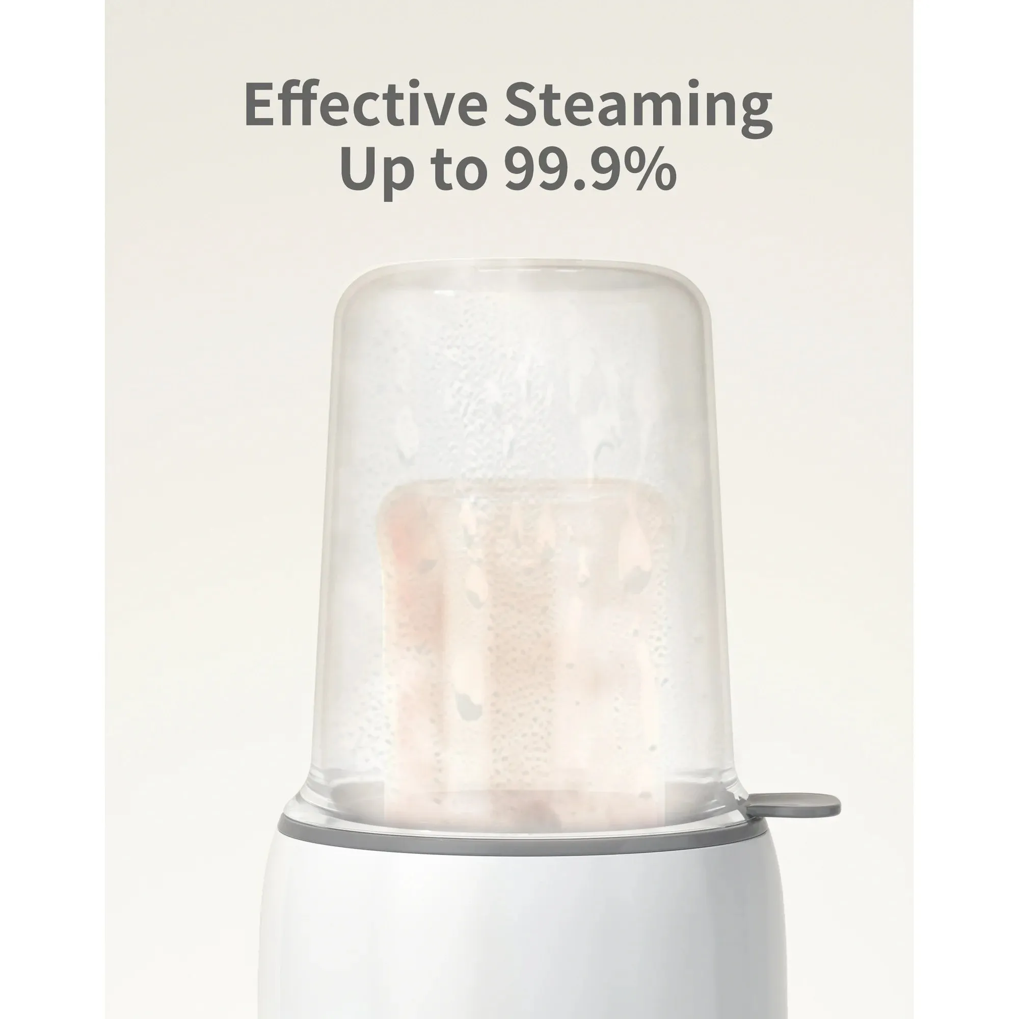 Grownsy 8-in-1 Baby Bottle Warmer Fast Warming, Accurate Temperature Control, Defrost, Sterilize, Keep Warm, Heat Baby Food Jars, Timer, BPA-Free, White