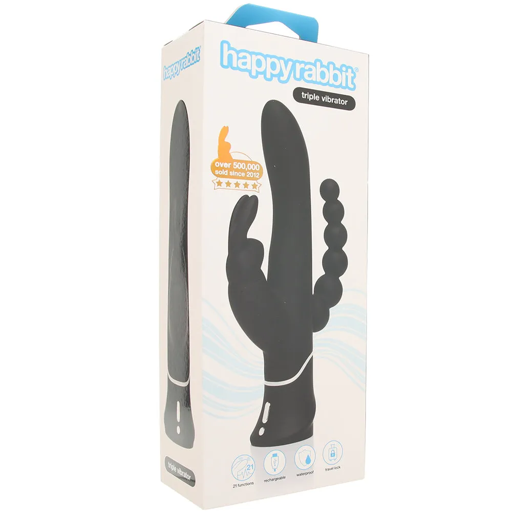 Happy Rabbit Triple Curve Vibe in Black