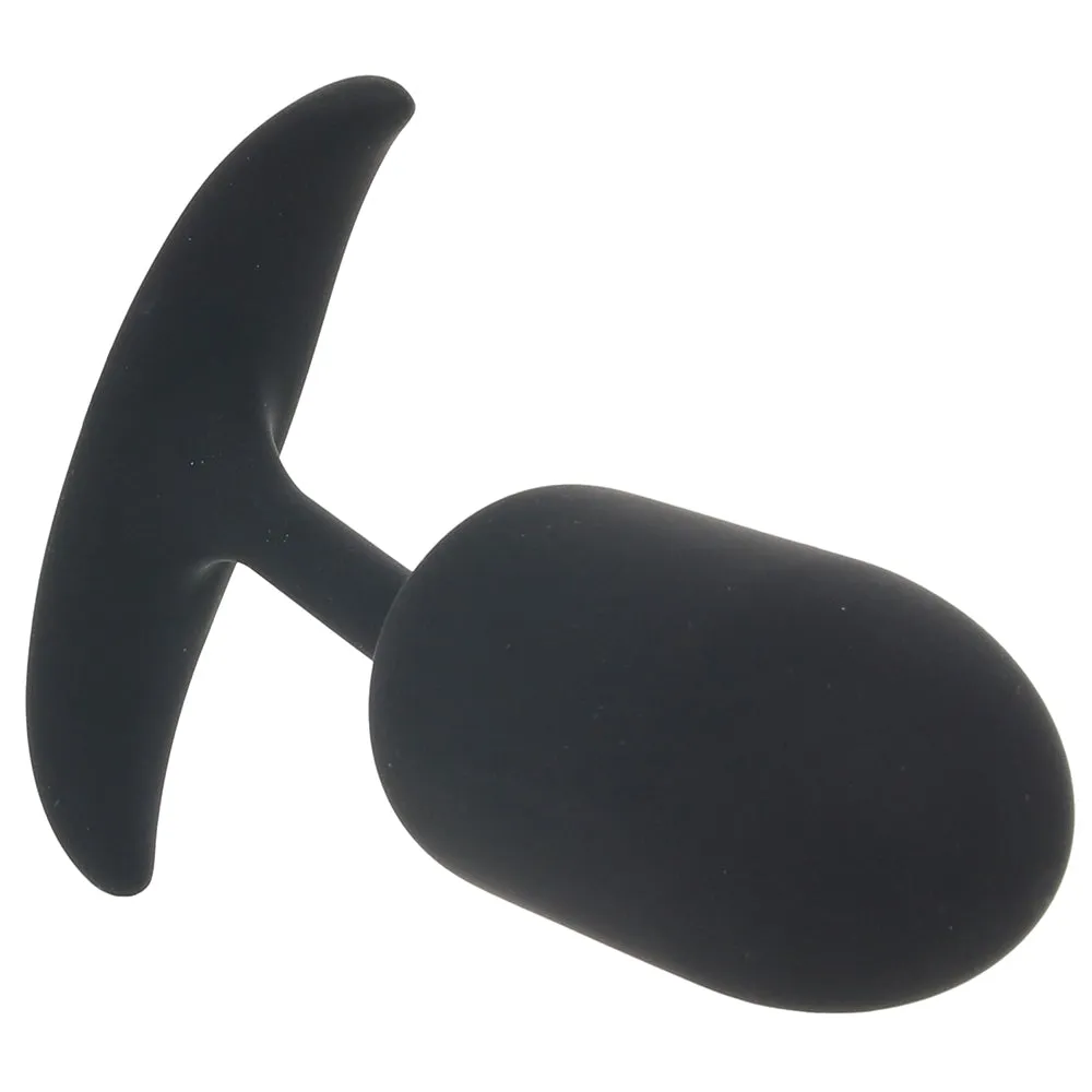 Heavy Hitters Weighted Silicone Anal Plug Vibe in Large