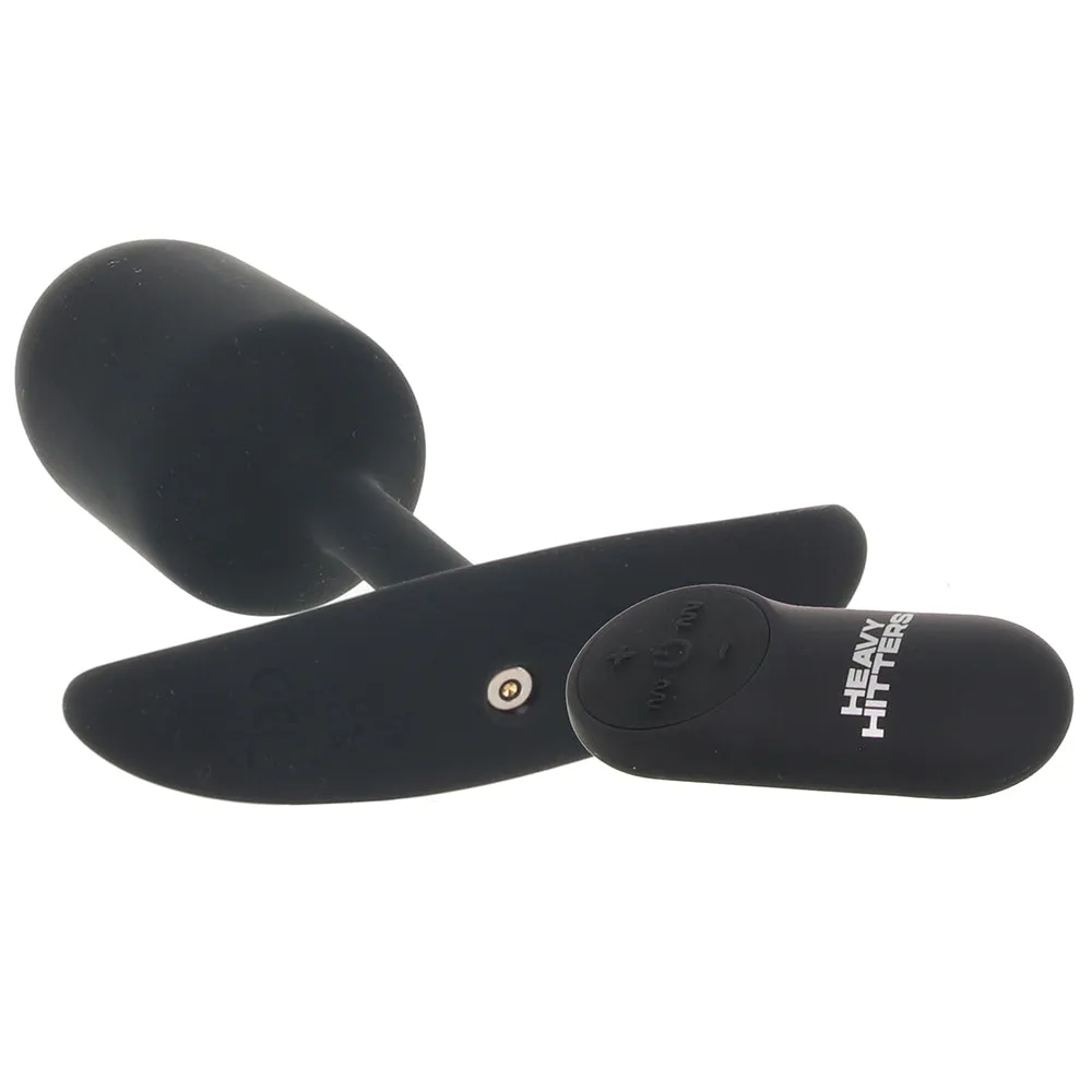 Heavy Hitters Weighted Silicone Anal Plug Vibe in Large