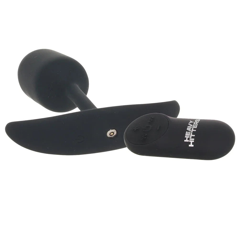 Heavy Hitters Weighted Silicone Anal Plug Vibe in Medium