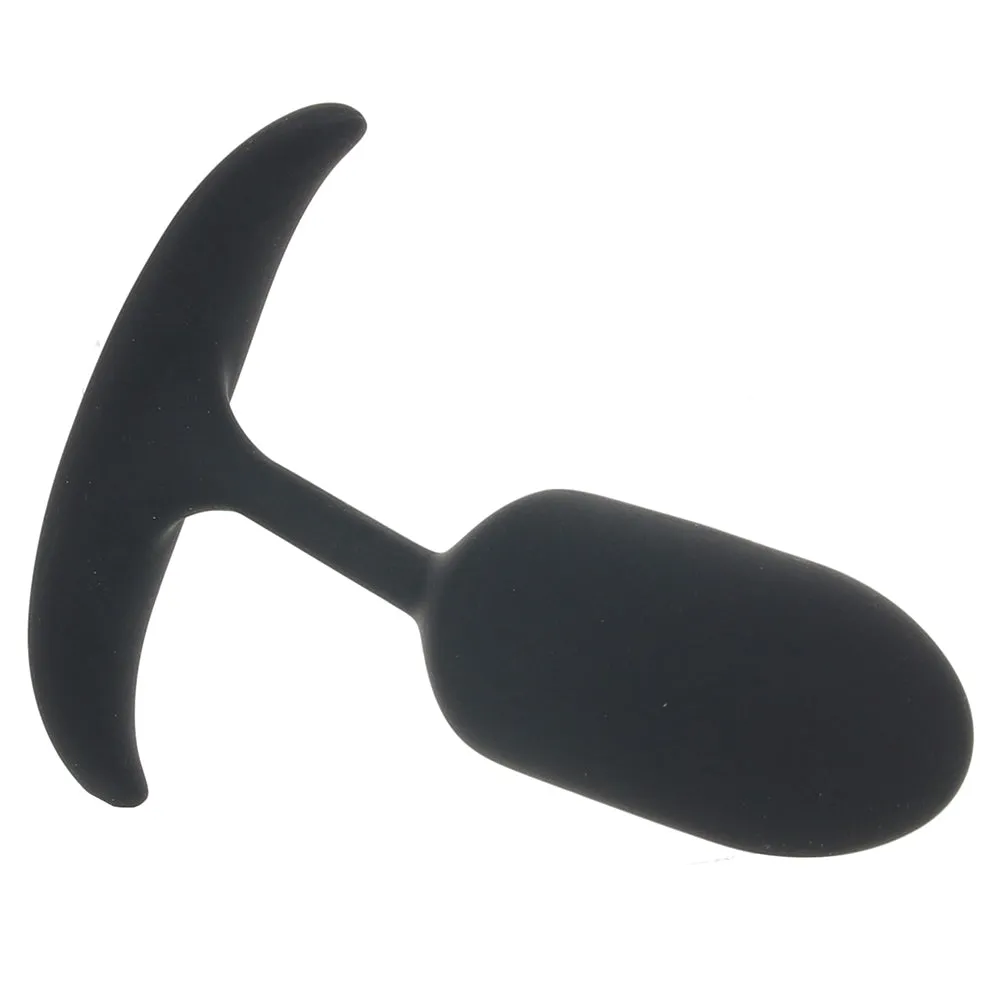 Heavy Hitters Weighted Silicone Anal Plug Vibe in Medium