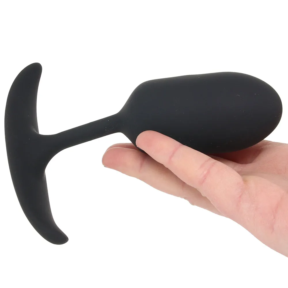 Heavy Hitters Weighted Silicone Anal Plug Vibe in Medium