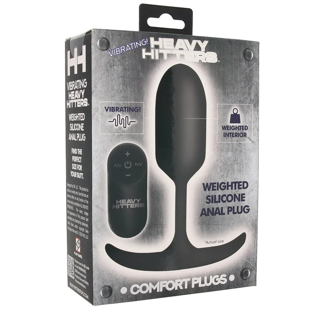 Heavy Hitters Weighted Silicone Anal Plug Vibe in Medium