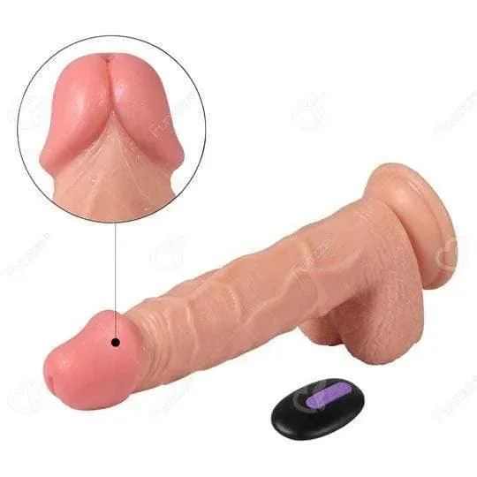 Hero Realistic Dildo Remote Dildo Vibrator with 20 Vibrating Modes