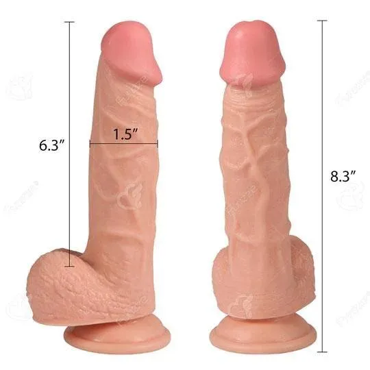 Hero Realistic Dildo Remote Dildo Vibrator with 20 Vibrating Modes