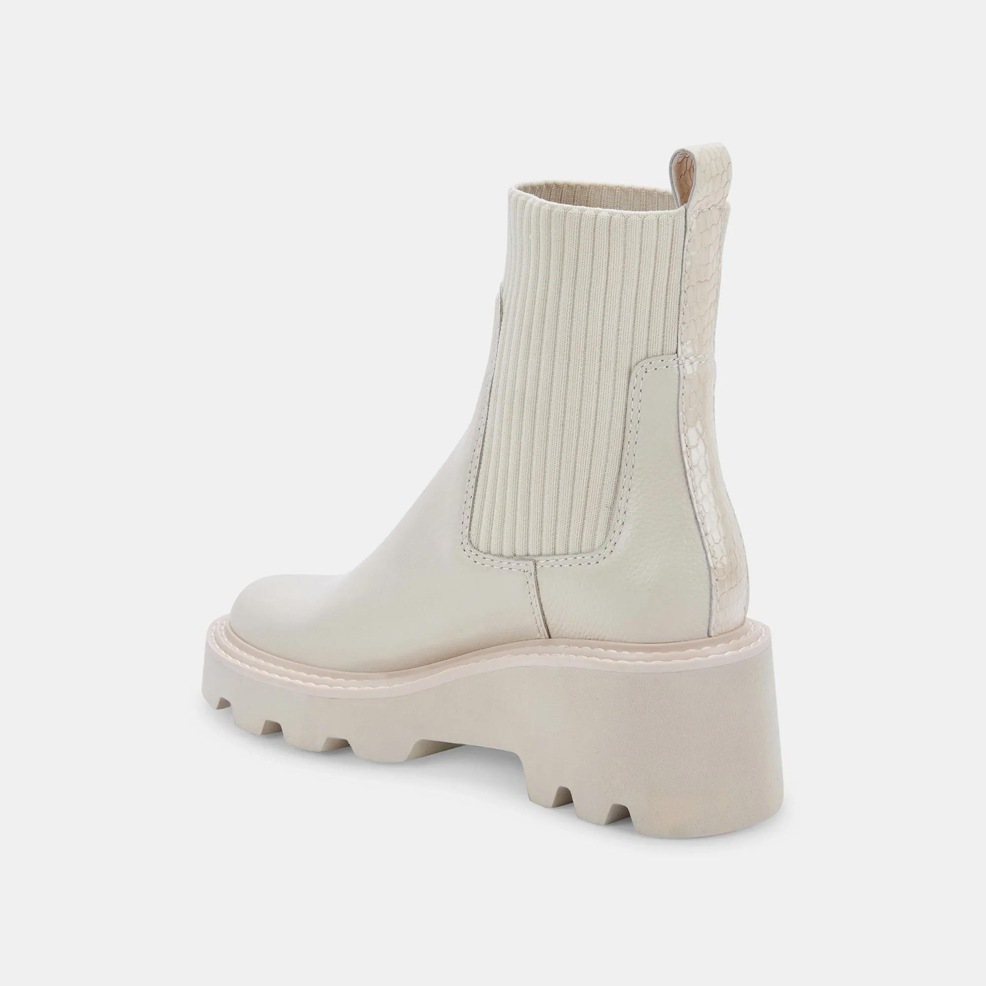 HOVEN H2O BOOTS IVORY LEATHER - re:vita