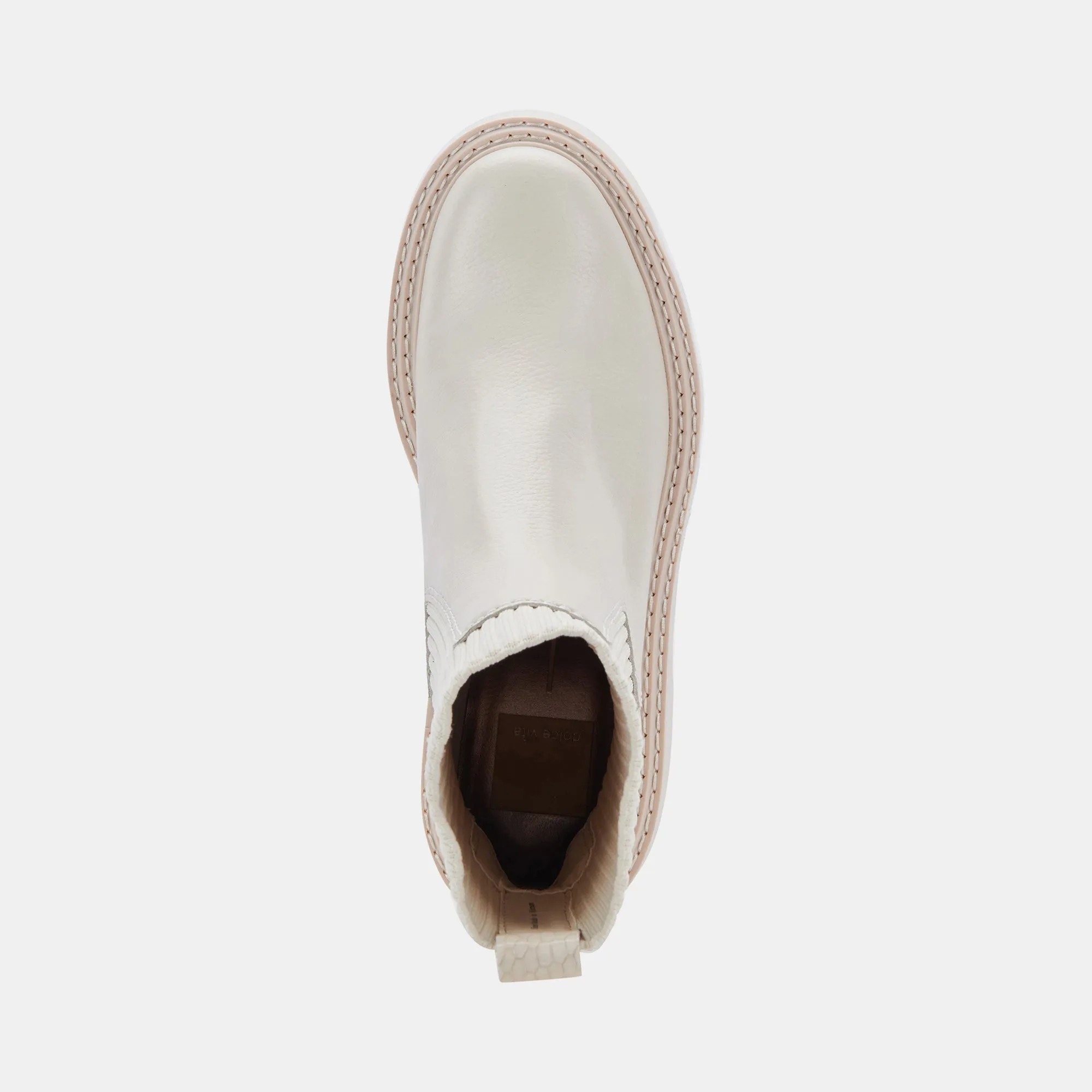HOVEN H2O BOOTS IVORY LEATHER - re:vita