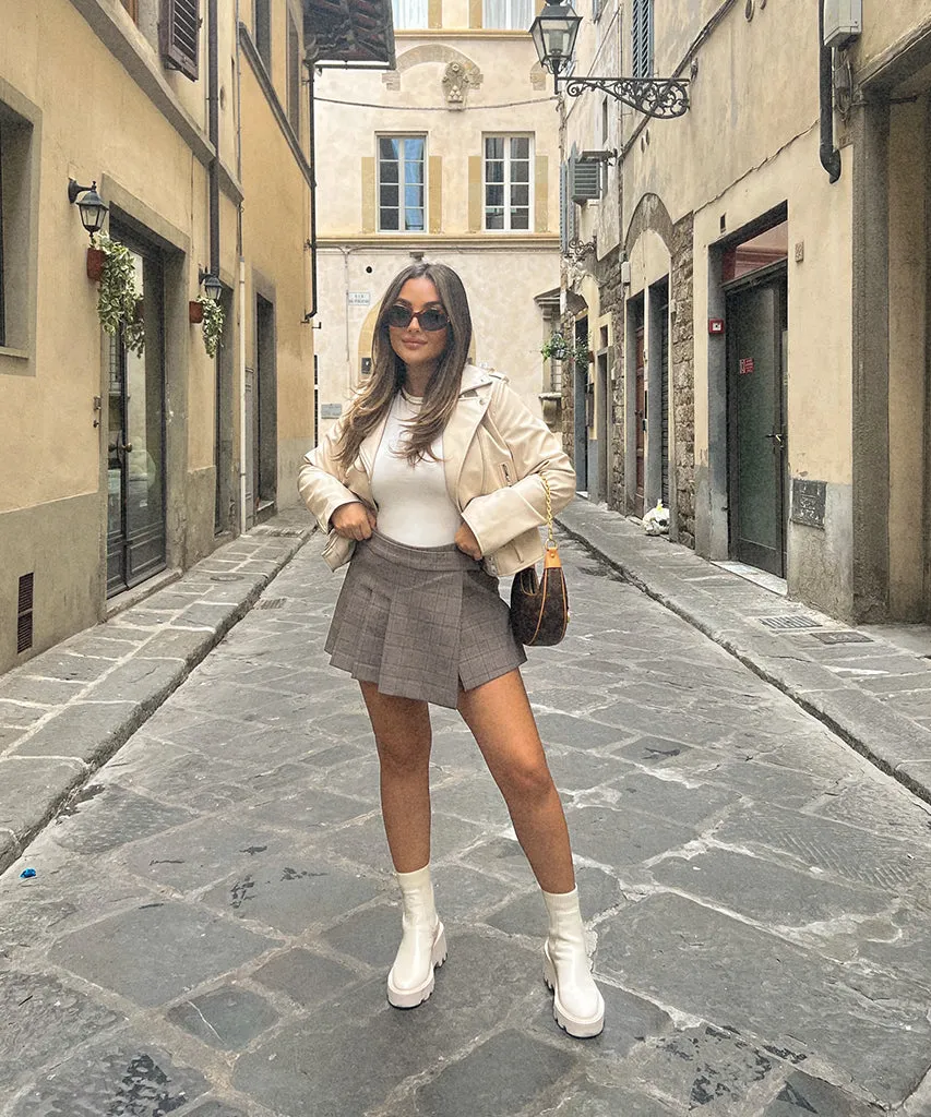 HOVEN H2O BOOTS IVORY LEATHER - re:vita