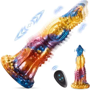Huge Monster Dildo Remote Control Anal Plug 9.05" Fantasy Alien Dildos