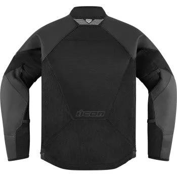 Icon Mesh AF Leather Jacket Black