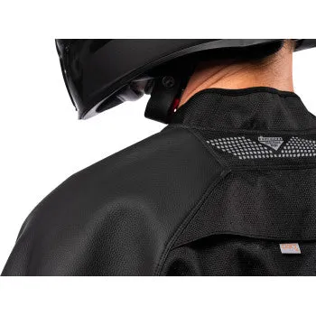 Icon Mesh AF Leather Jacket Black