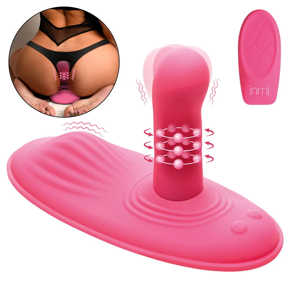 Inmi Spin 'N' Grind Rotating & Vibrating Silicone Grinder With Remote