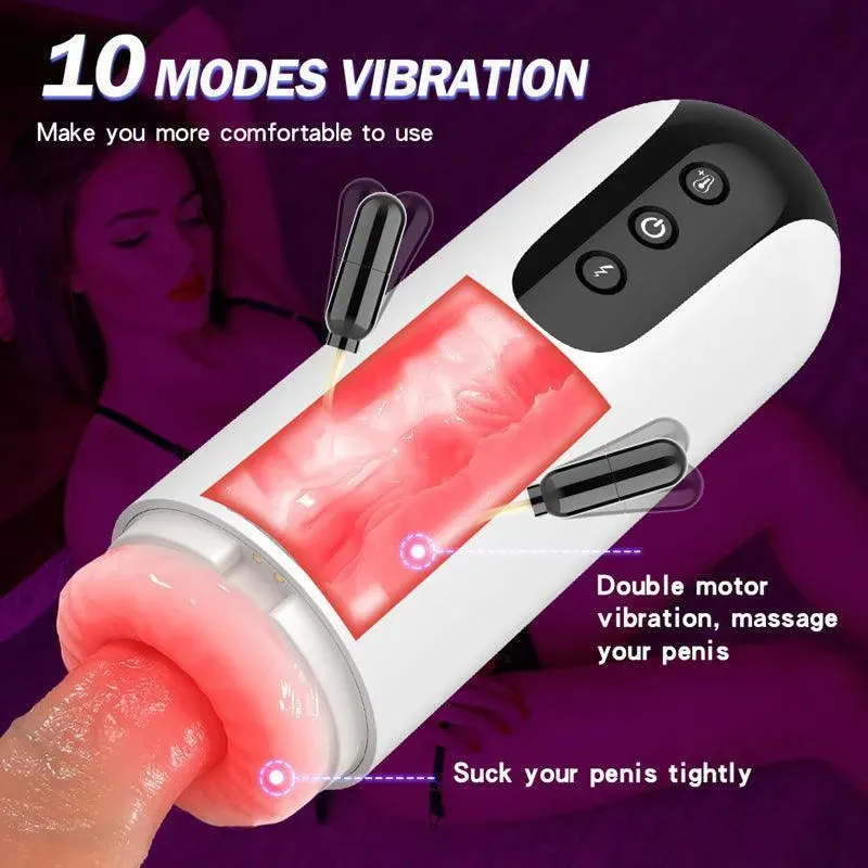 Interactive Heating Male Masturbator