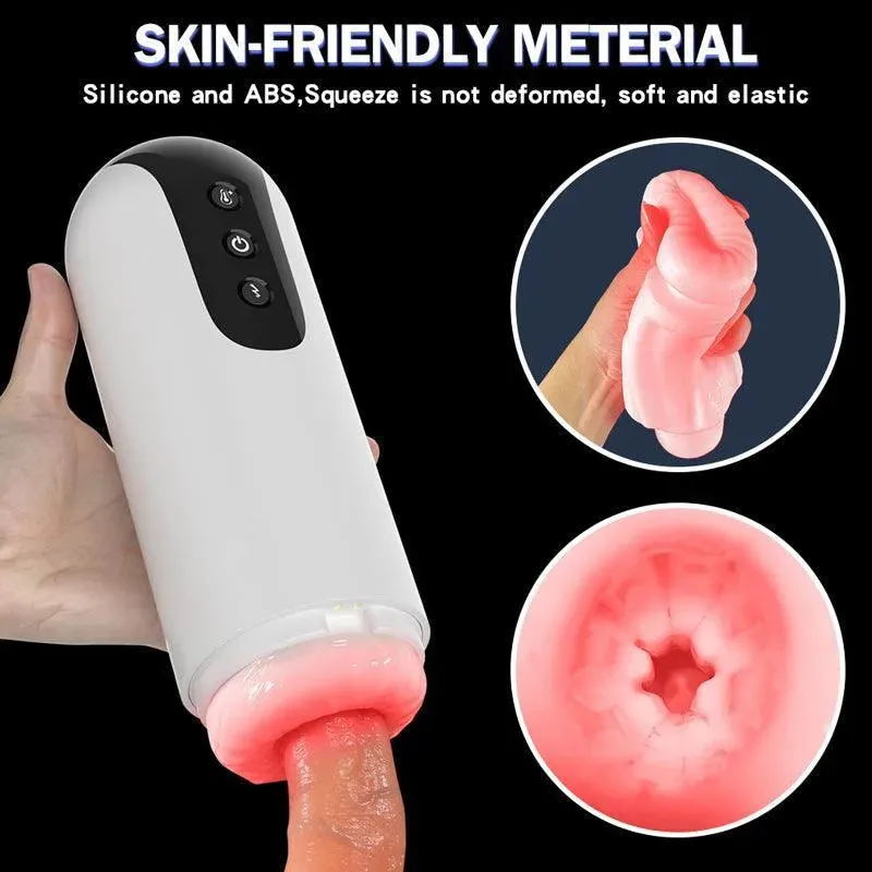 Interactive Heating Male Masturbator