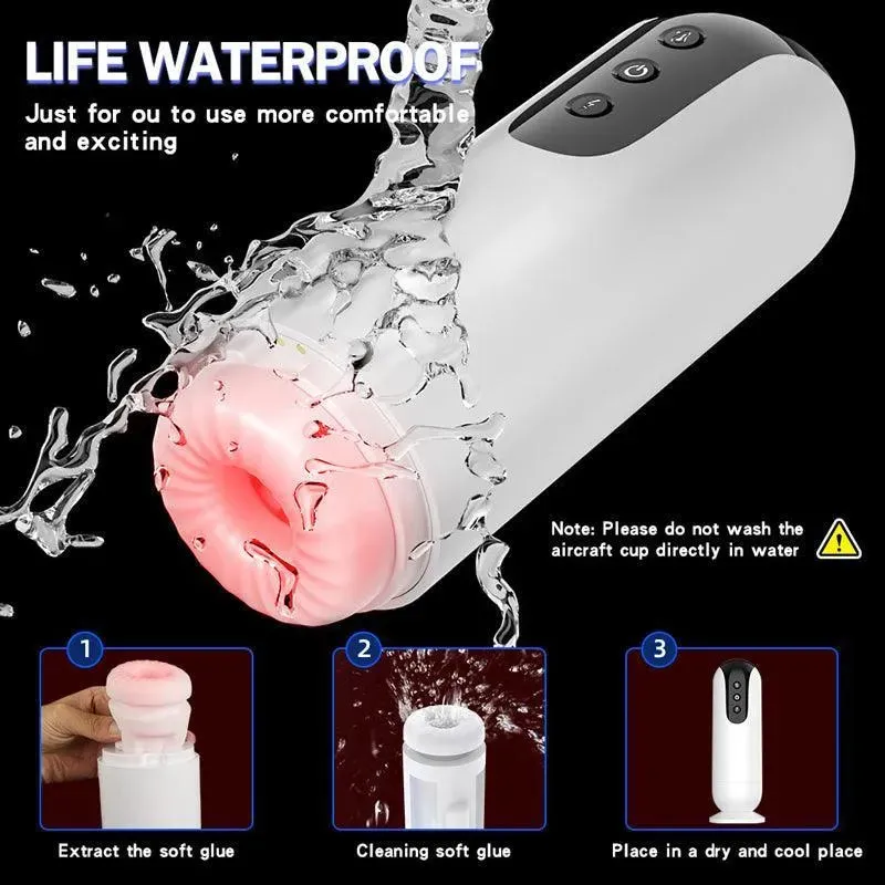 Interactive Heating Male Masturbator
