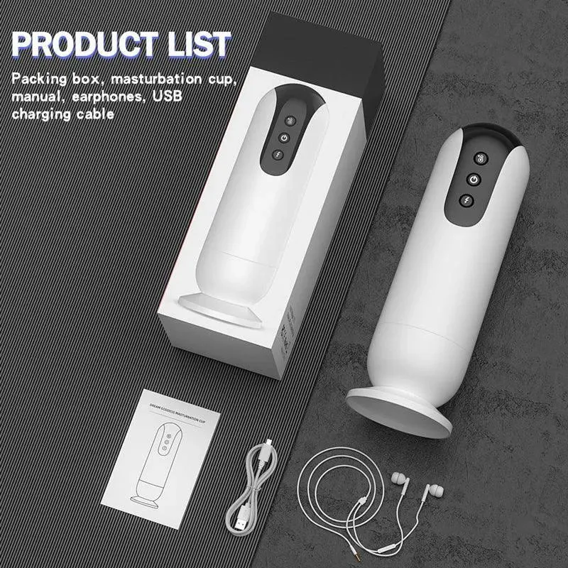 Interactive Heating Male Masturbator