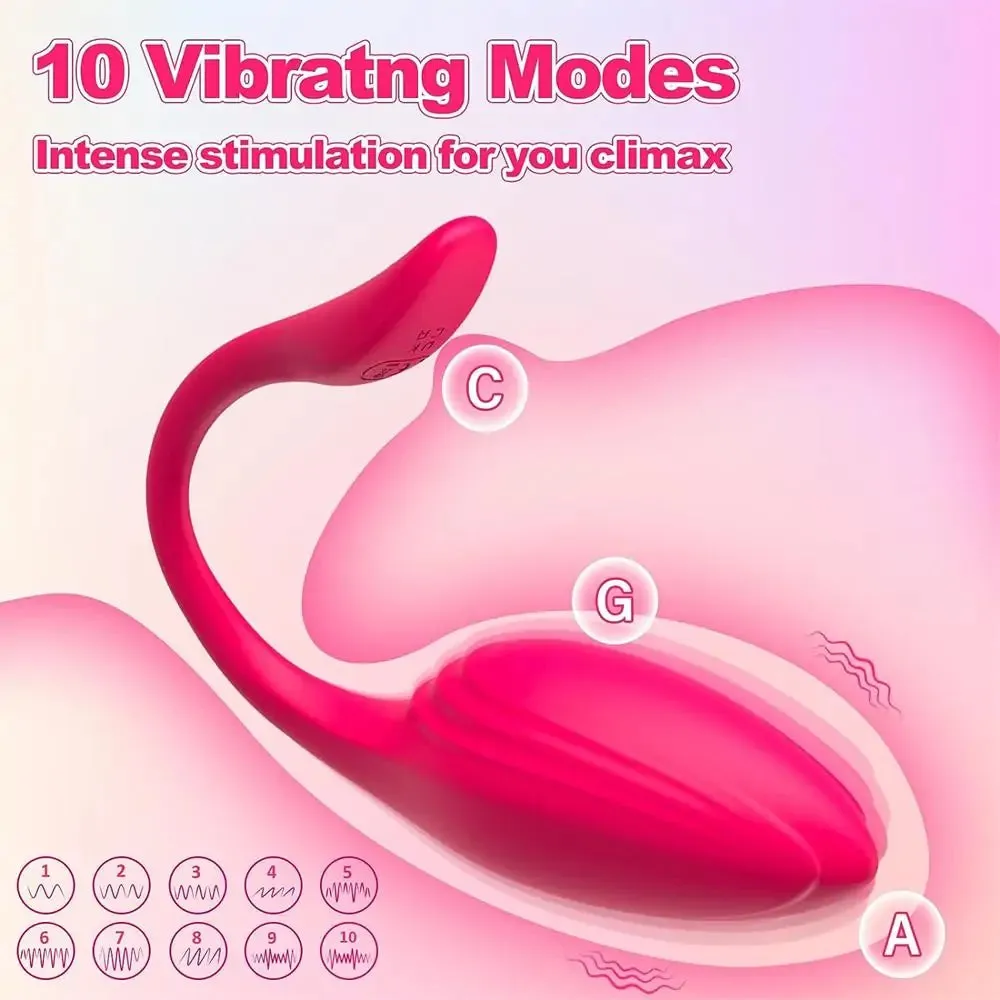 Jive 2 - APP Remote Control Egg Vibrator with 10 Vibrating Modes #Free Gift