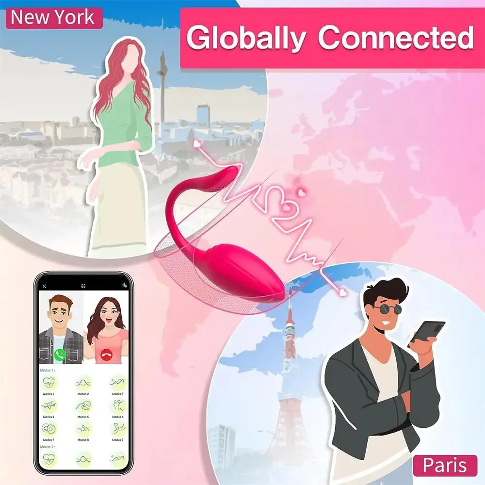 Jive 2 - APP Remote Control Egg Vibrator with 10 Vibrating Modes #Free Gift