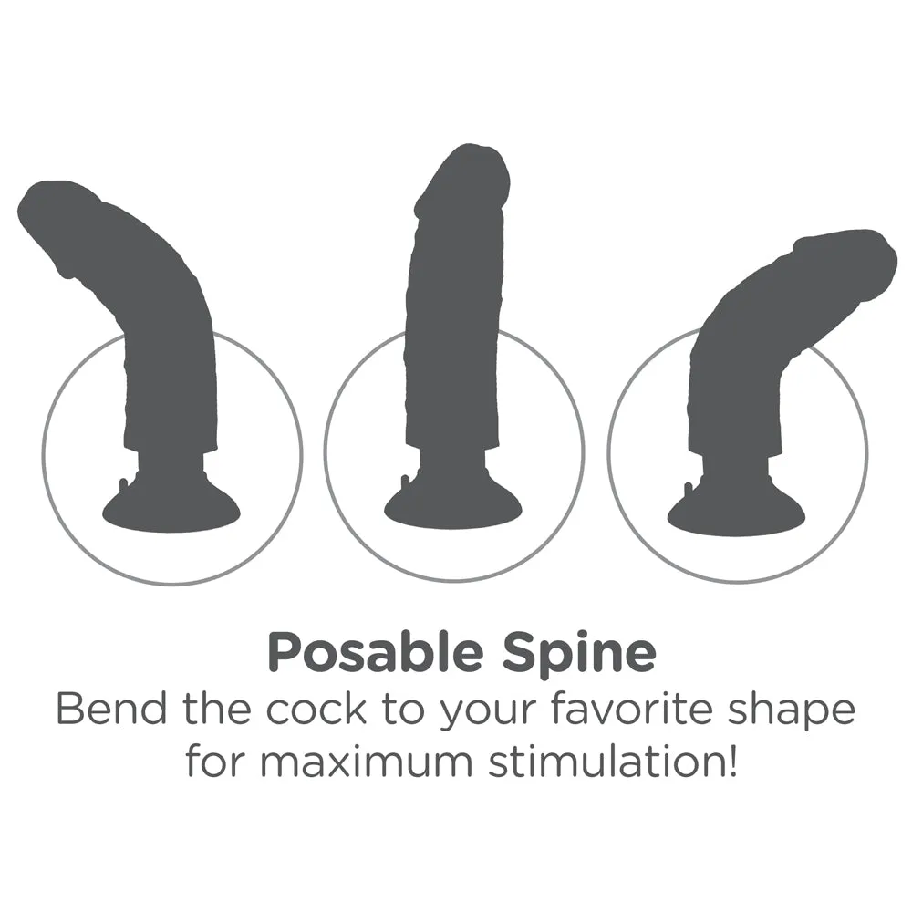 King Cock - 8" Vibrating Cock