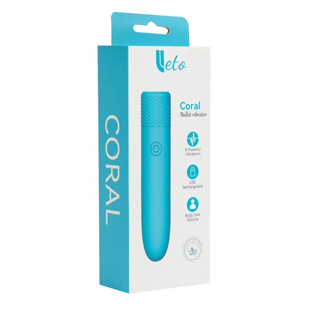 Leto Coral 8-Mode Silicone Bullet Vibrator