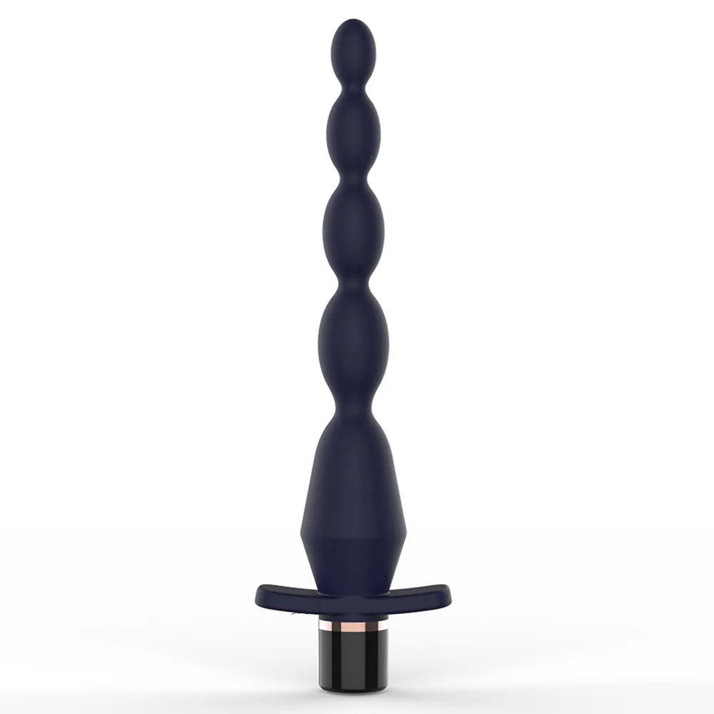 Leto Salva 10-Mode Vibrating Silicone Anal Beads Plug