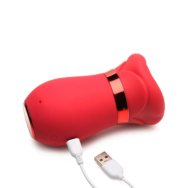 Lickgasm Kiss Me More Sucking & Vibrating Clitoral Stimulator