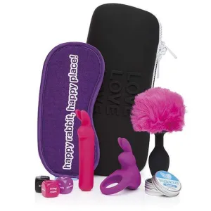 Love Honey - Happy Rabbit Couples Pleasure Starter Kit 7 Pieces (Multi Colour)