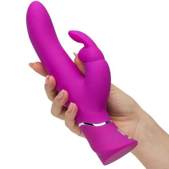 Love Honey - Happy Rabbit Curve Power Motion Thrusting Rabbit Vibrator (Purple)