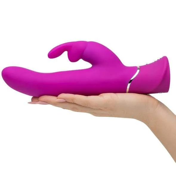 Love Honey - Happy Rabbit Curve Power Motion Thrusting Rabbit Vibrator (Purple)