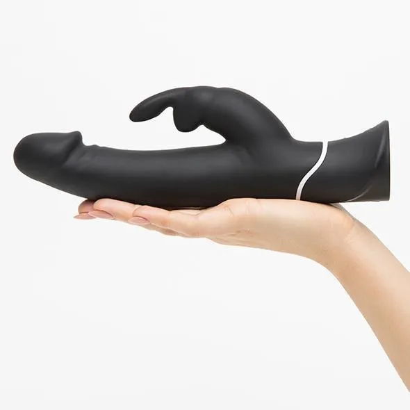Love Honey - Happy Rabbit Realistic Vibrator (Black)