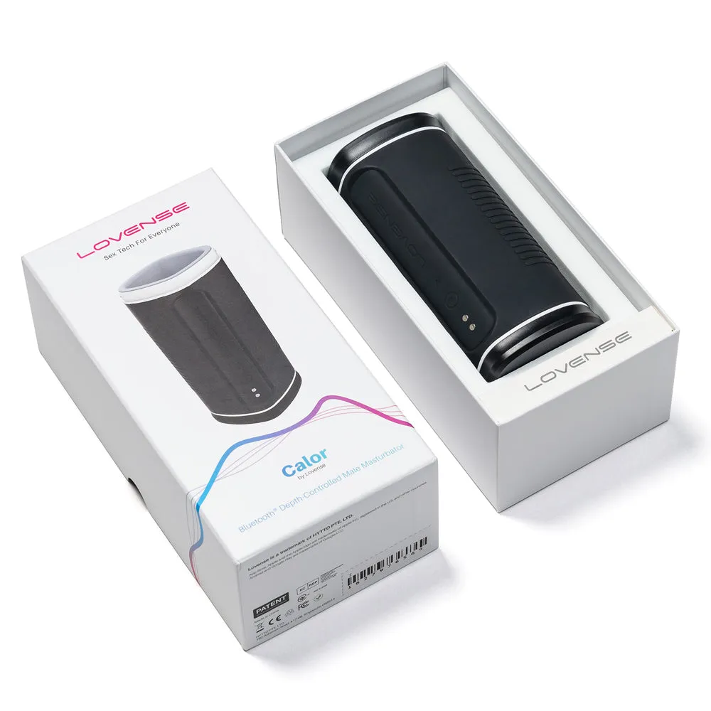 Lovense Calor Squeezable Depth-Sensing Vibrating Warming Masturbator