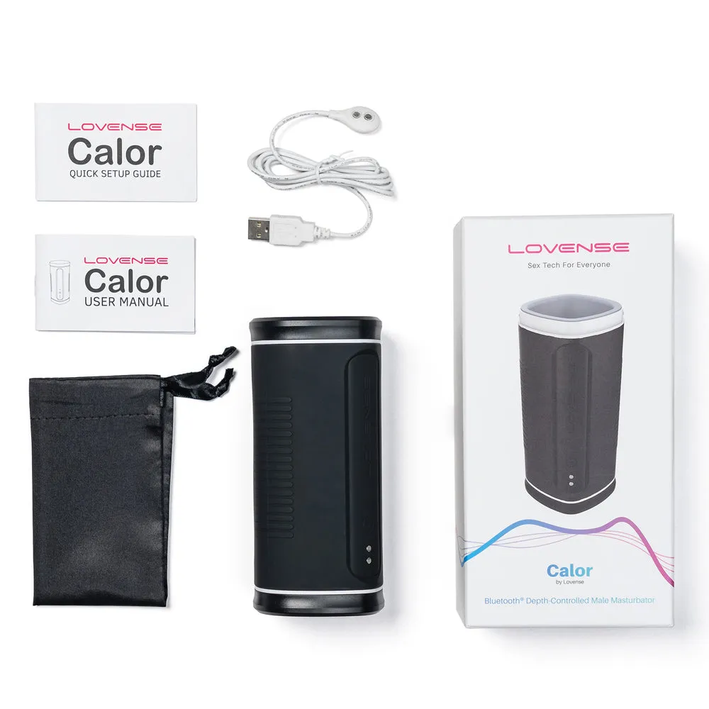 Lovense Calor Squeezable Depth-Sensing Vibrating Warming Masturbator