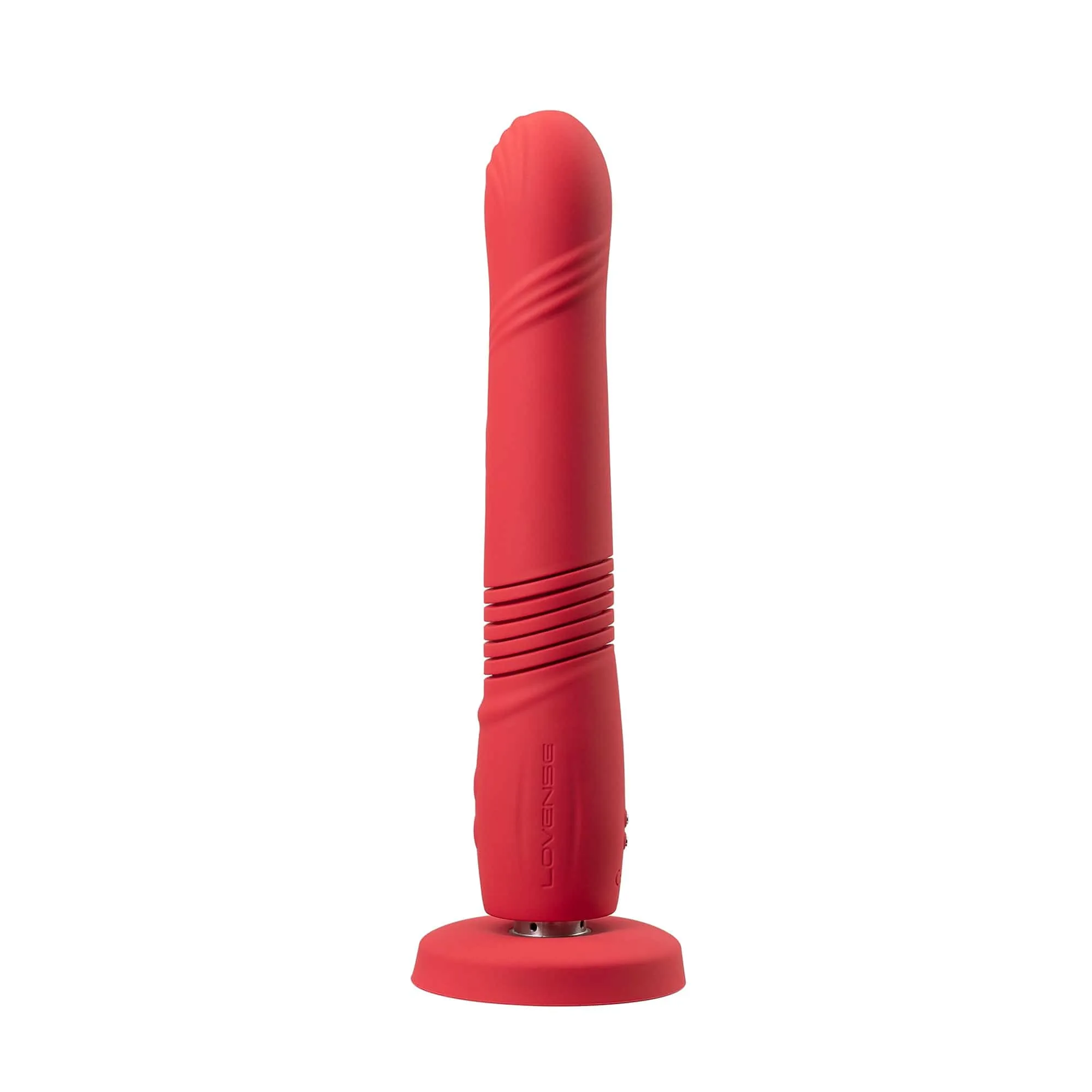 Lovense - Gravity App-Controlled Thrusting Dildo 10" (Red)