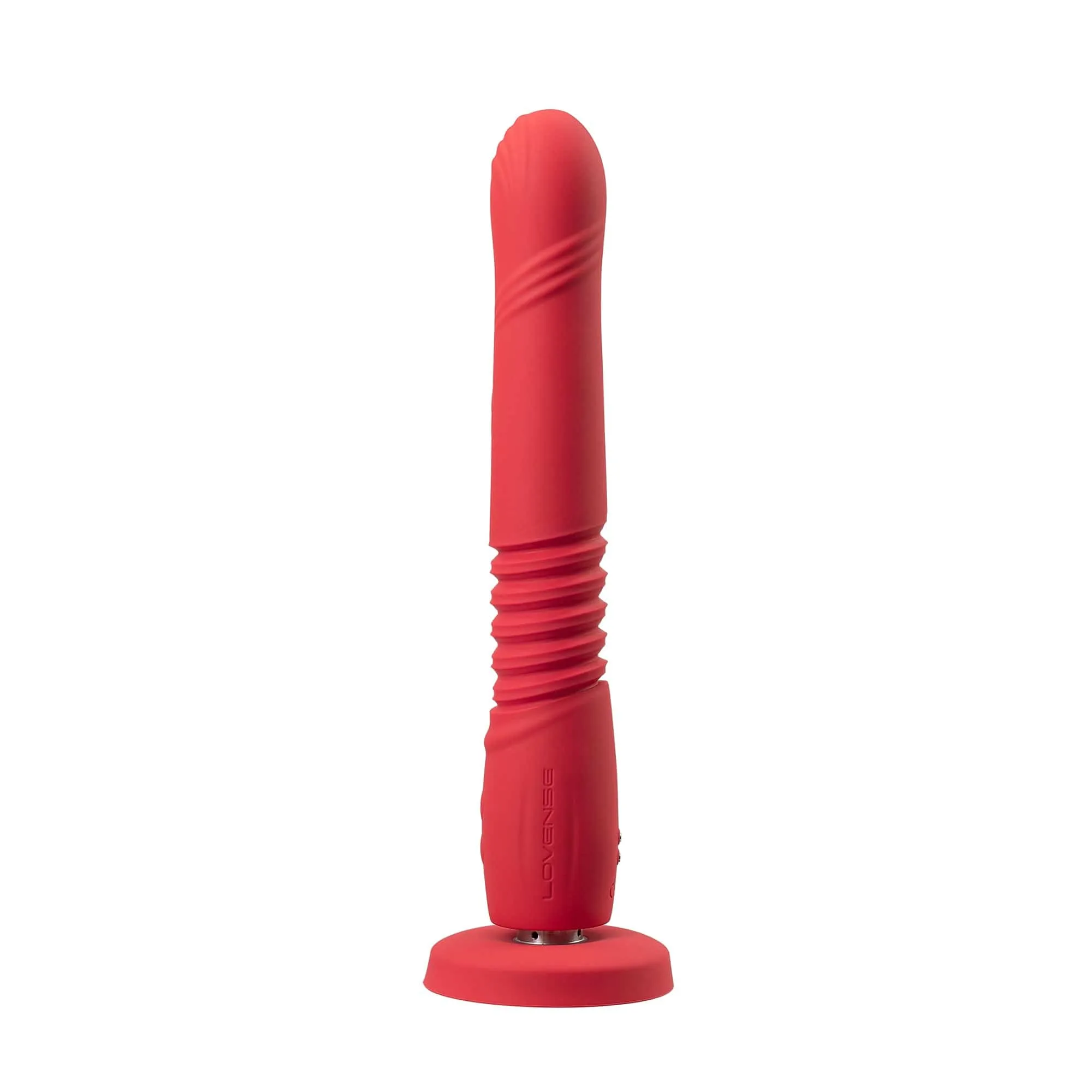 Lovense - Gravity App-Controlled Thrusting Dildo 10" (Red)