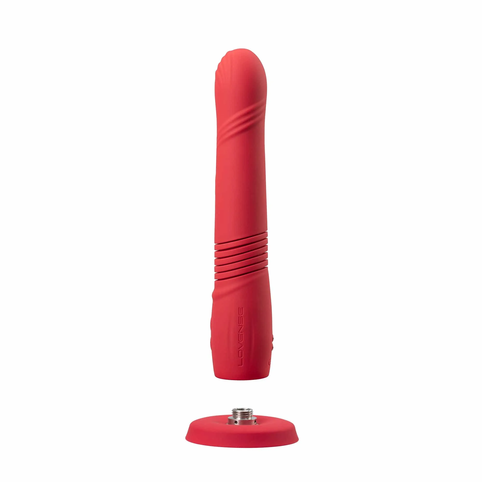 Lovense - Gravity App-Controlled Thrusting Dildo 10" (Red)