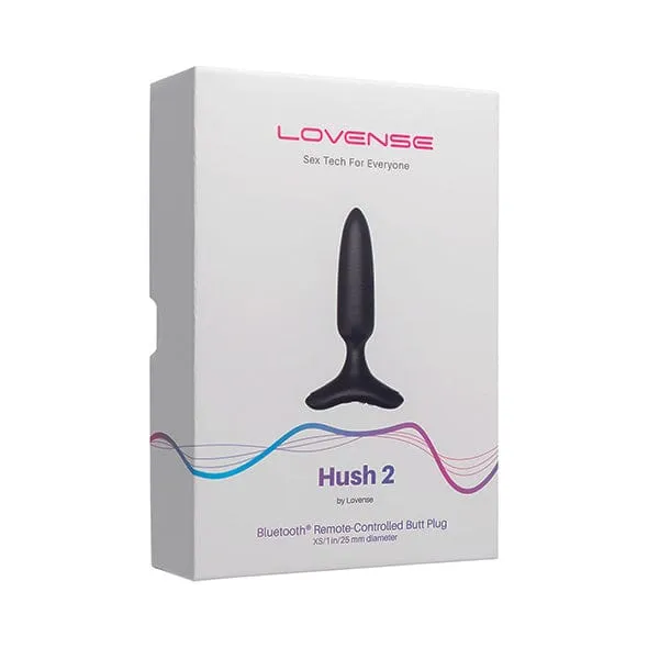 Lovense - Hush 2 App-Controlled Silicone Butt Plug