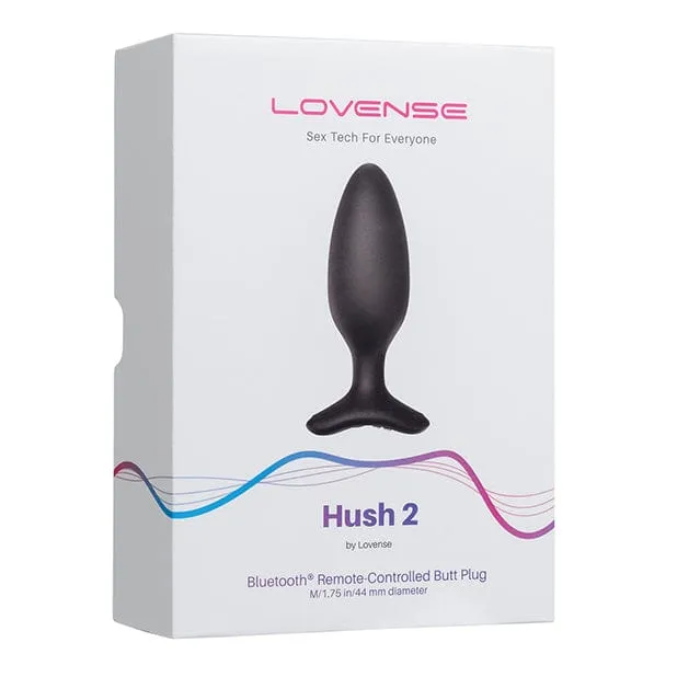Lovense - Hush 2 App-Controlled Silicone Butt Plug
