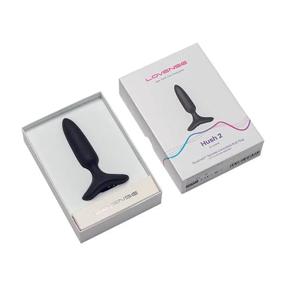 Lovense - Hush 2 App-Controlled Silicone Butt Plug