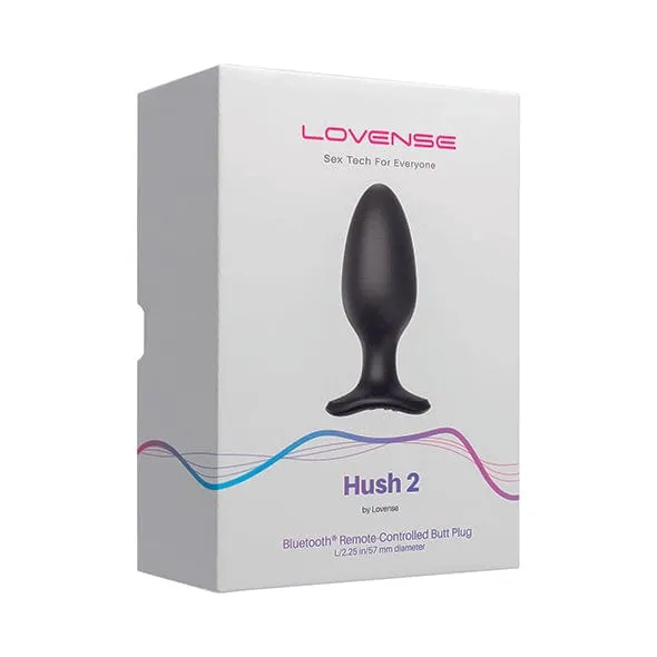 Lovense - Hush 2 App-Controlled Silicone Butt Plug