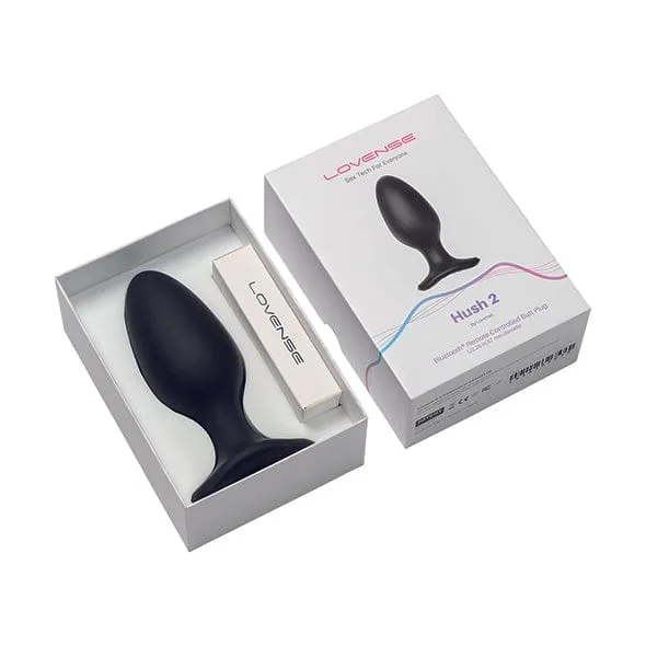 Lovense - Hush 2 App-Controlled Silicone Butt Plug