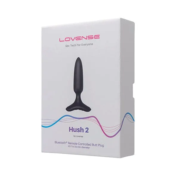 Lovense - Hush 2 App-Controlled Silicone Butt Plug