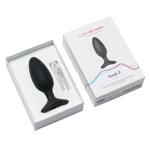 Lovense - Hush 2 App-Controlled Silicone Butt Plug